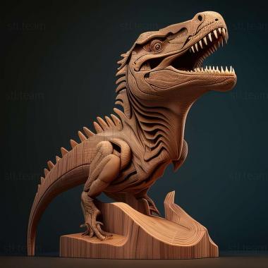 3D модель Альбертозавр (STL)